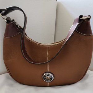 VINTAGE: Dooney & Bourke Pebbled Leather Med Hobo Bag
